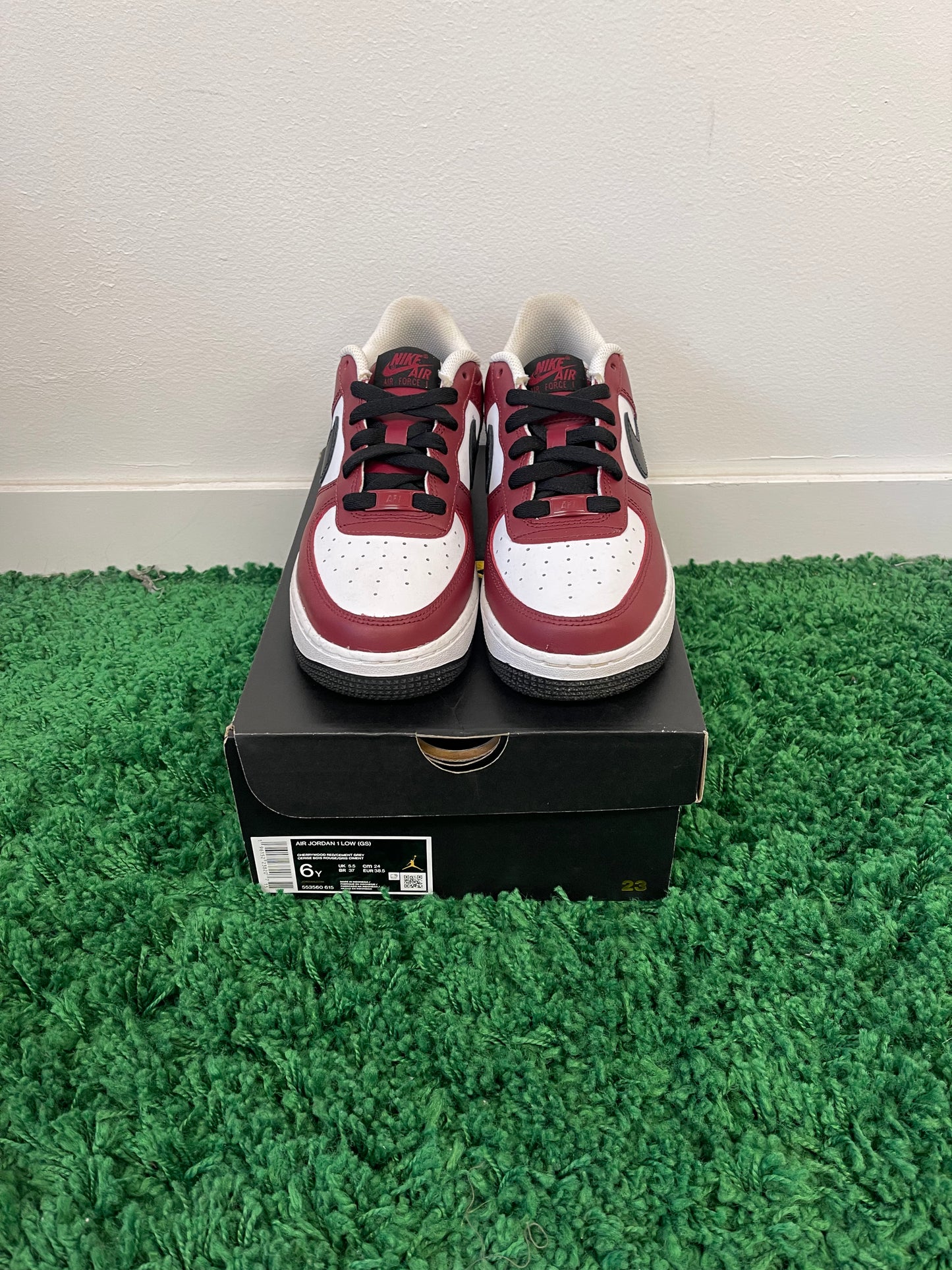Used Nike AF1 Low LV8 Team Red (Youth)