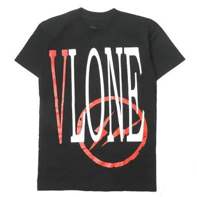Vlone x Fragment Reversible Tee Black