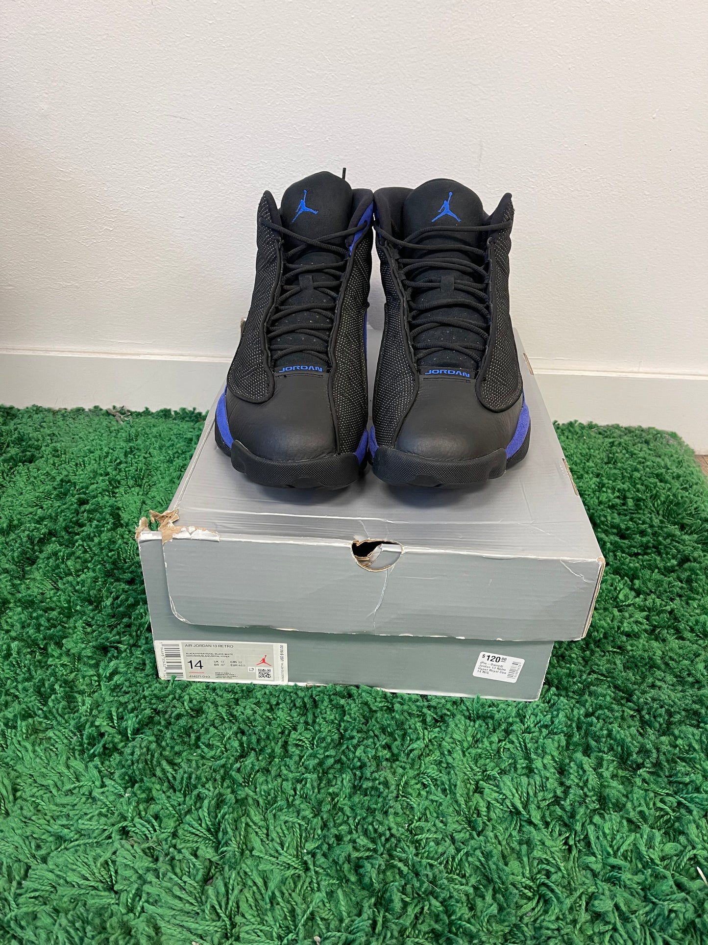 Used Jordan 13 Retro Black Hyper Royal (Men’s)