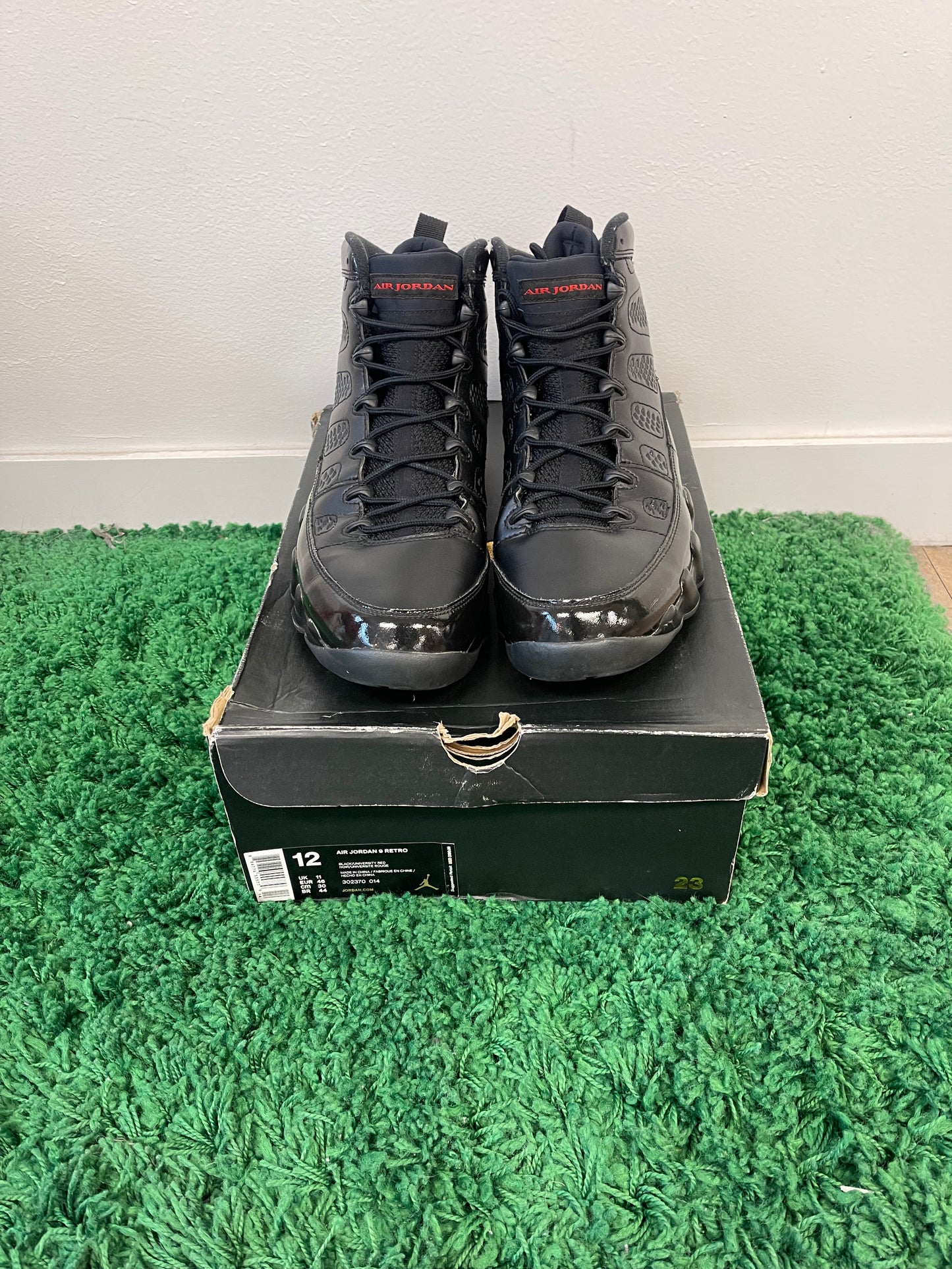 Used Jordan 9 Retro Bred Patent (Men’s)