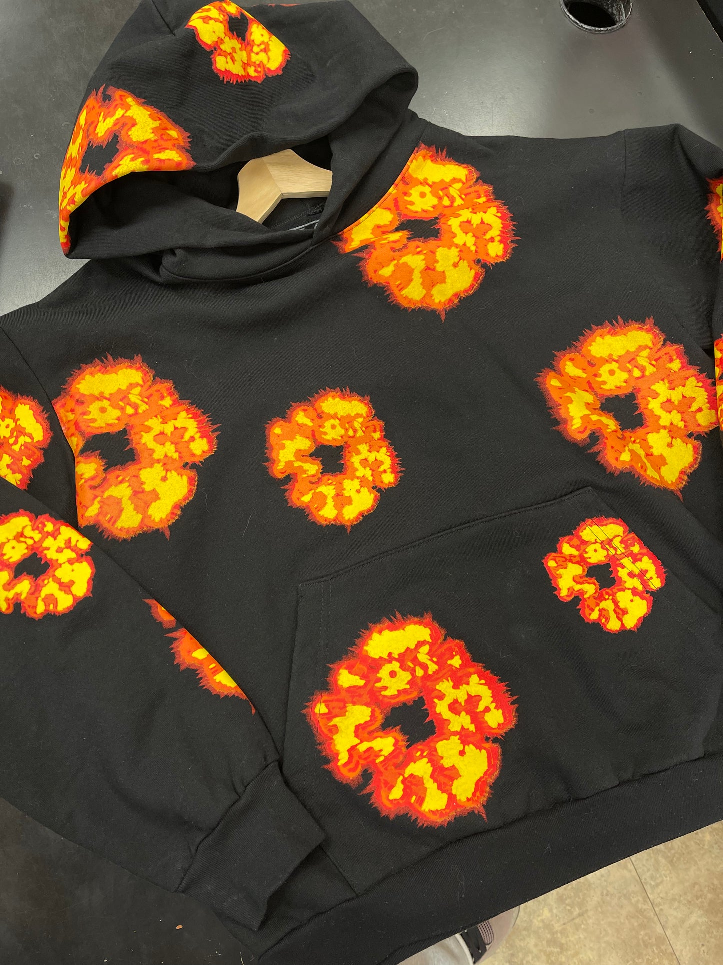 Denim Tears x Offset Wreath Hoodie Black