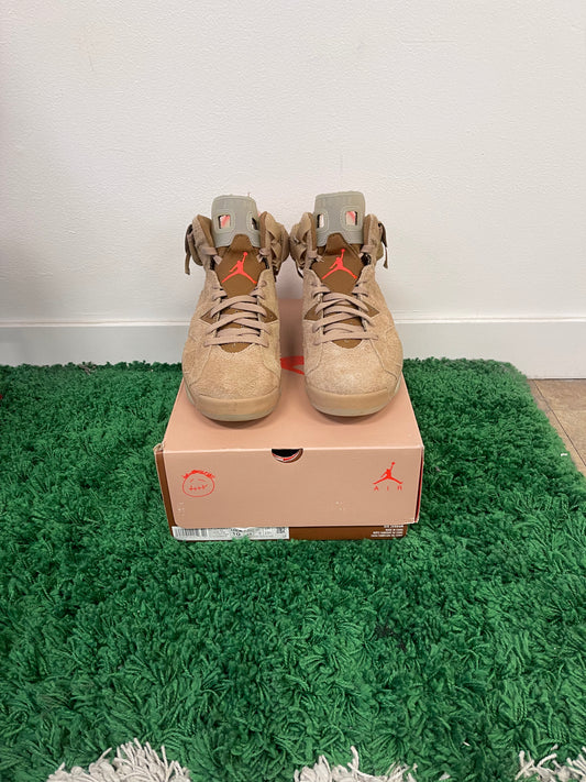 Used Jordan 6 Retro Travis Scott British Khaki (Men’s)