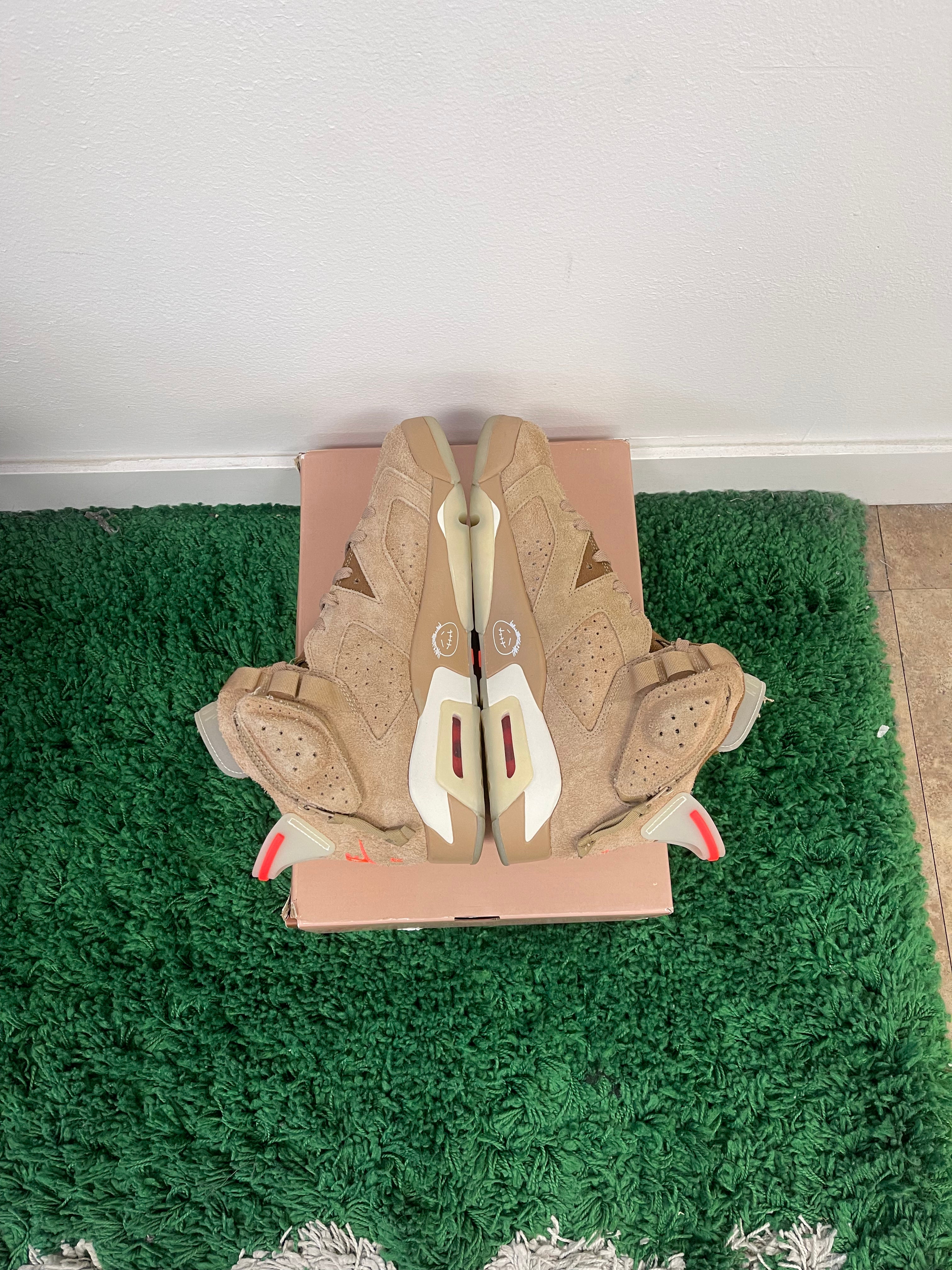 Used Jordan 6 Retro Travis Scott British Khaki (Men’s)
