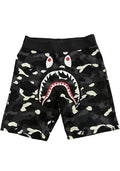 Bape ABC Camo Shark Sweatshorts Grey