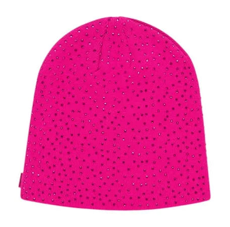 Sp5der Worldwide VVS Pink Skully Beanie