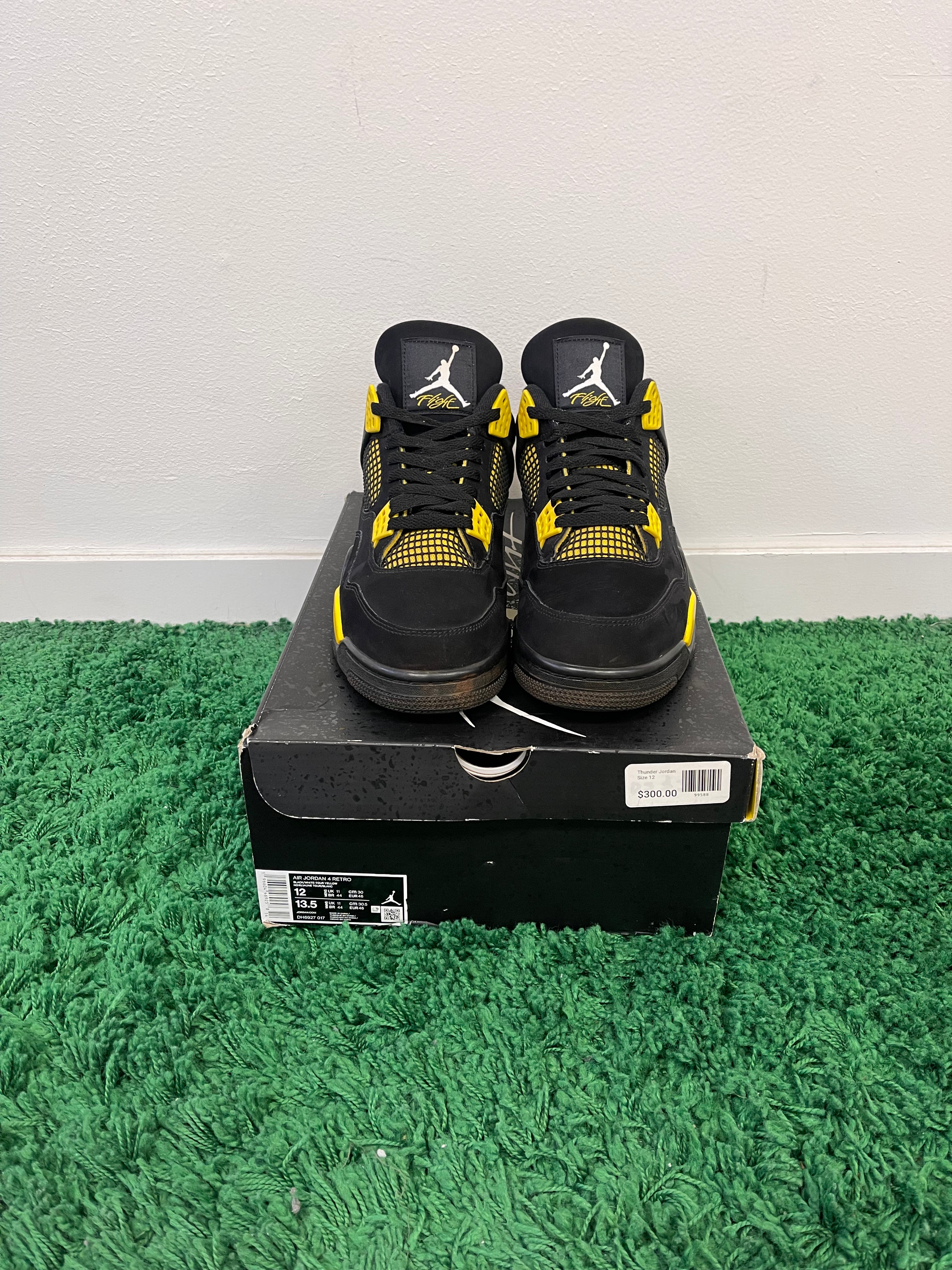 Used Jordan 4 Retro Thunder 2023 (Men’s)