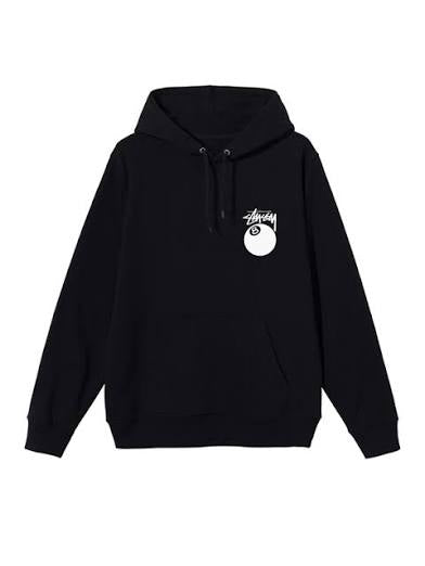 Stussy 8 Ball Pigment Dyed Hoodie Black