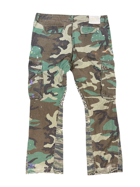 Used Gallery Dept. LA Flare Camo Pants Woodland