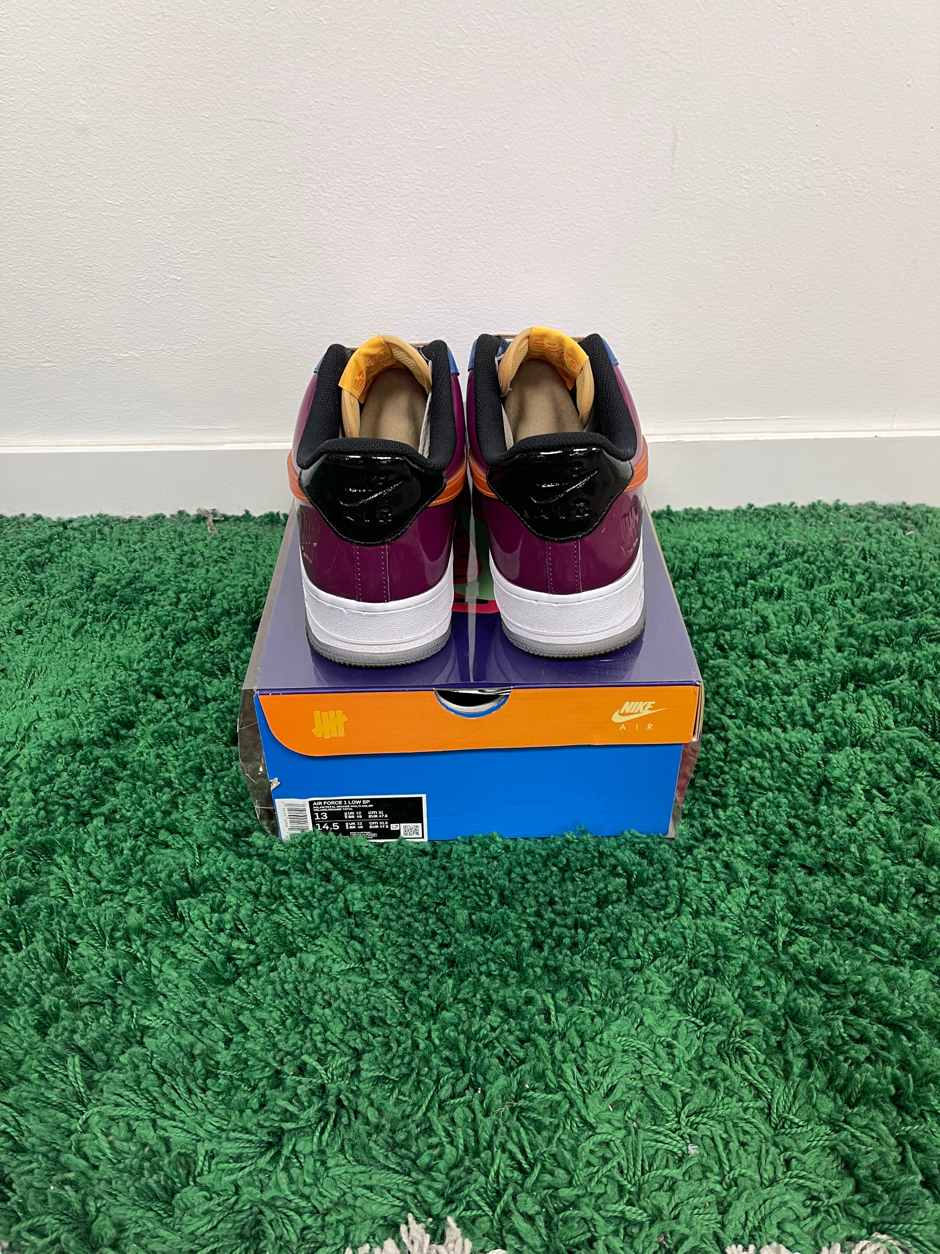 Used Nike Air Force 1 Low SP Undefeated Multi-Patent Total Orange (Men’s)