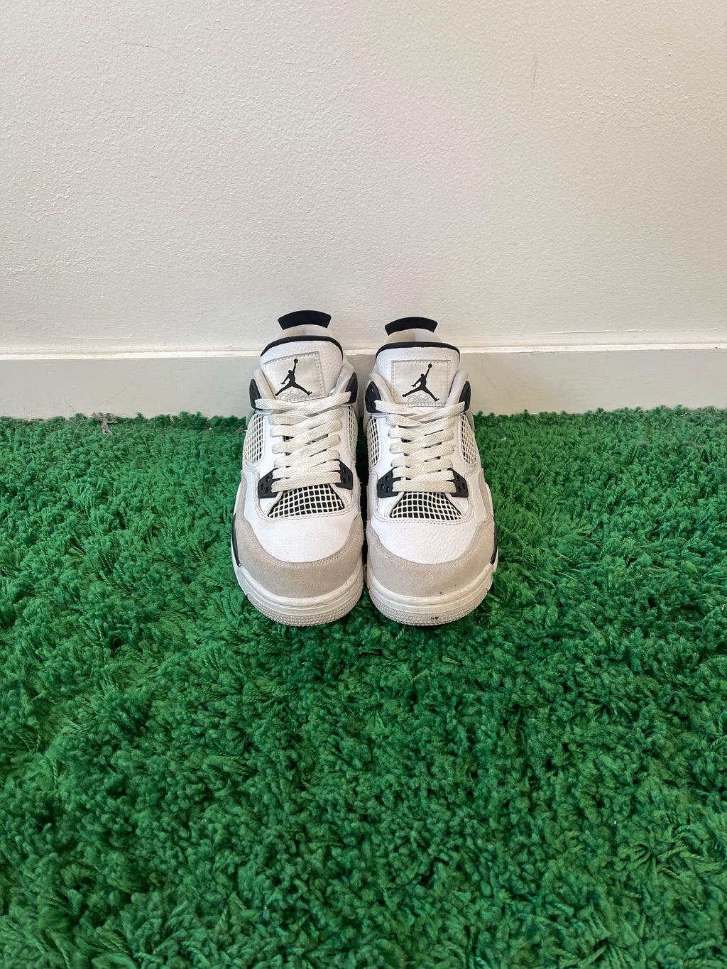 Used Jordan 4 Retro Military Black (Youth)