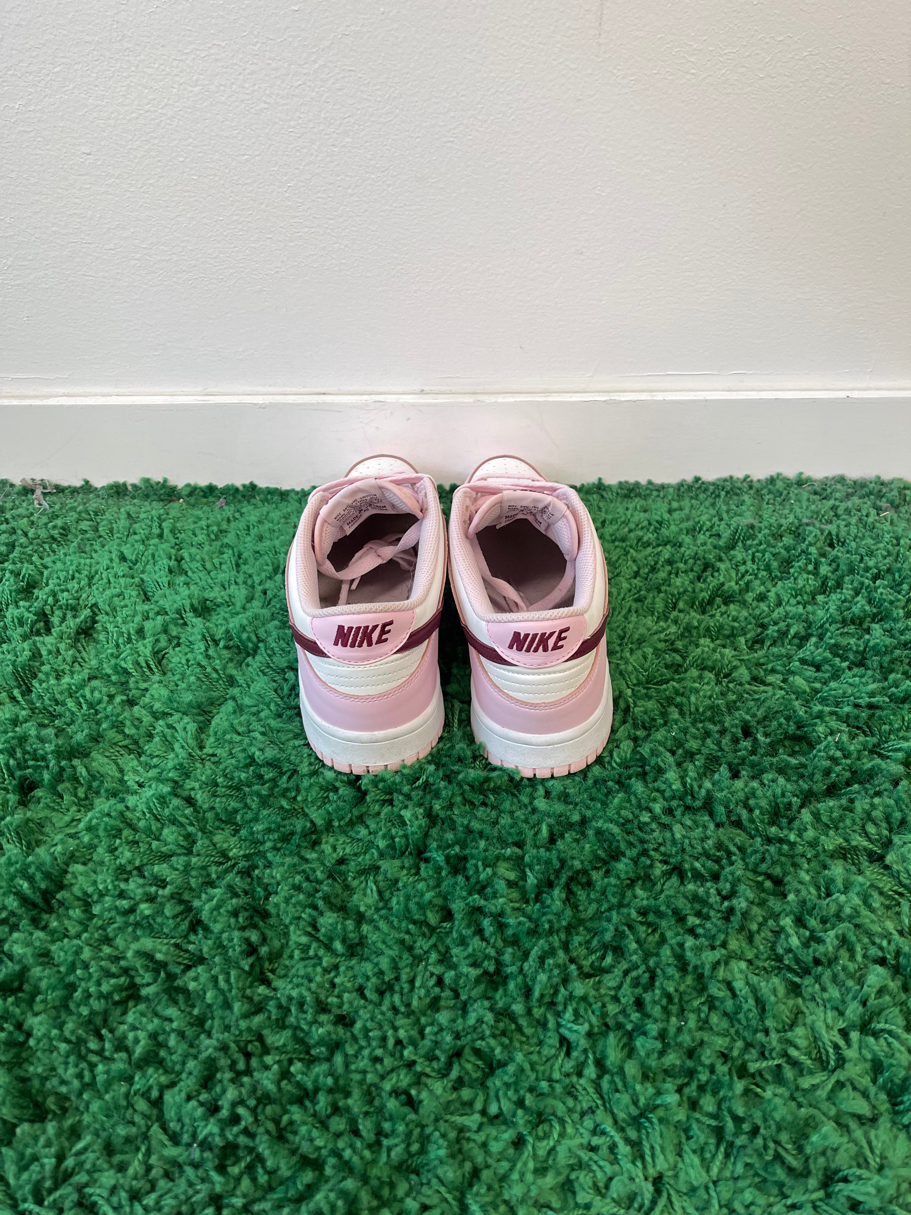 Used Nike Dunk Low Pink Foam Red White (Youth)