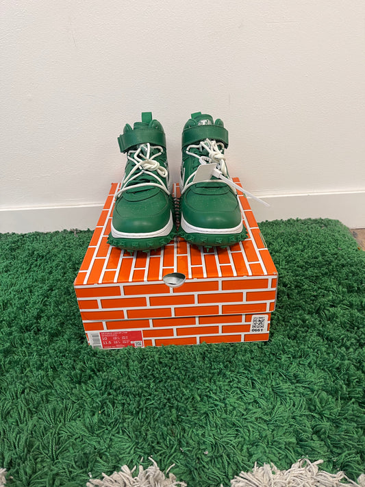 Used Nike Air Force 1 Mid Off-White Pine Green (Men’s)