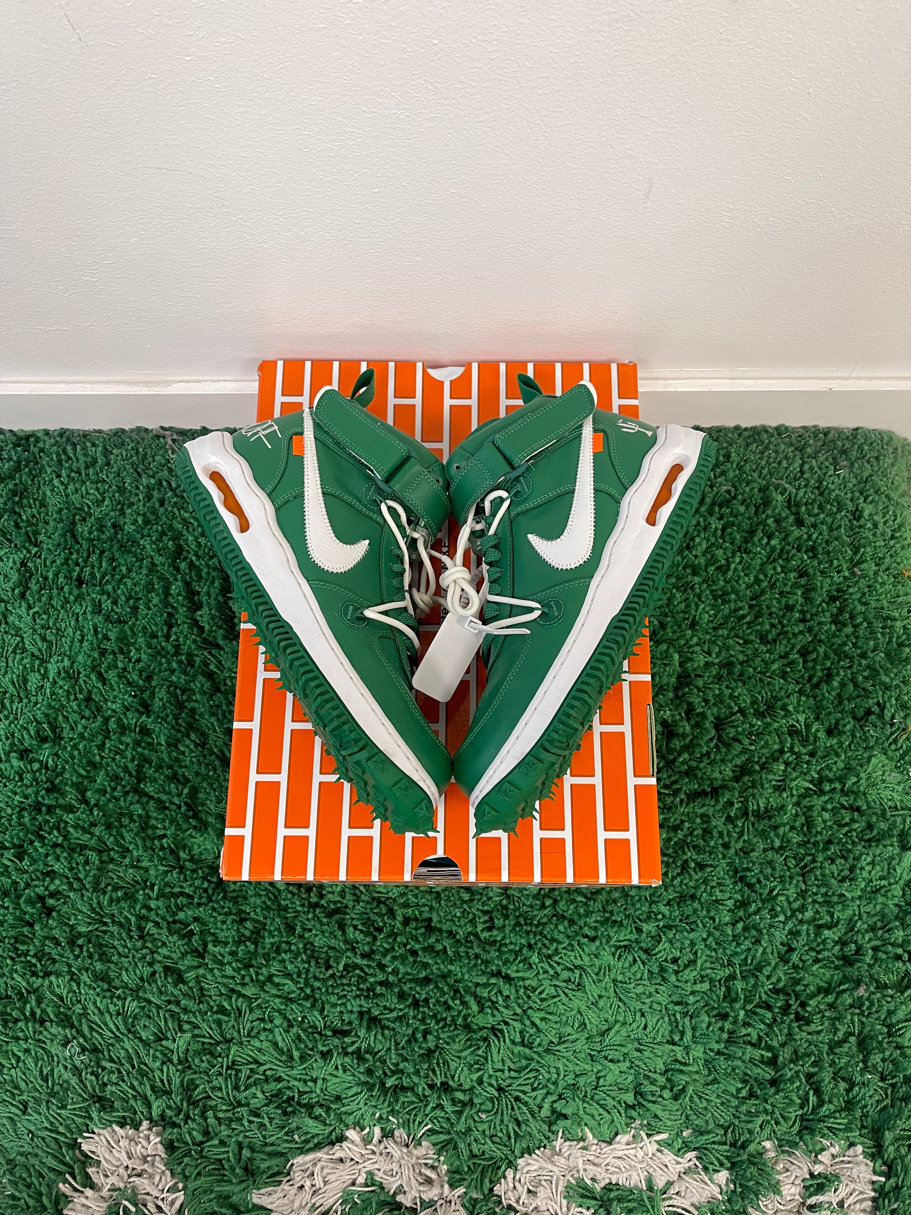 Used Nike Air Force 1 Mid Off-White Pine Green (Men’s)