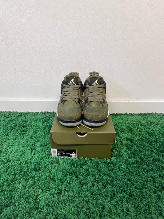 Used Jordan 4 Retro SE Craft Medium Olive (Youth)