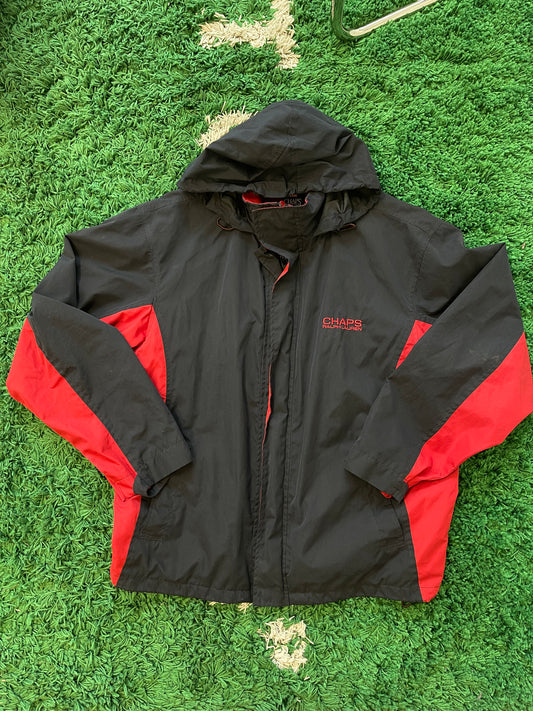 Vintage Chaps Ralph Lauren Windbreaker Navy Red