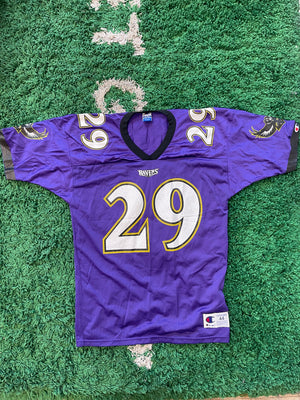 Vintage Champion ‘96 Baltimore Ravens Eric Turner Home Jersey