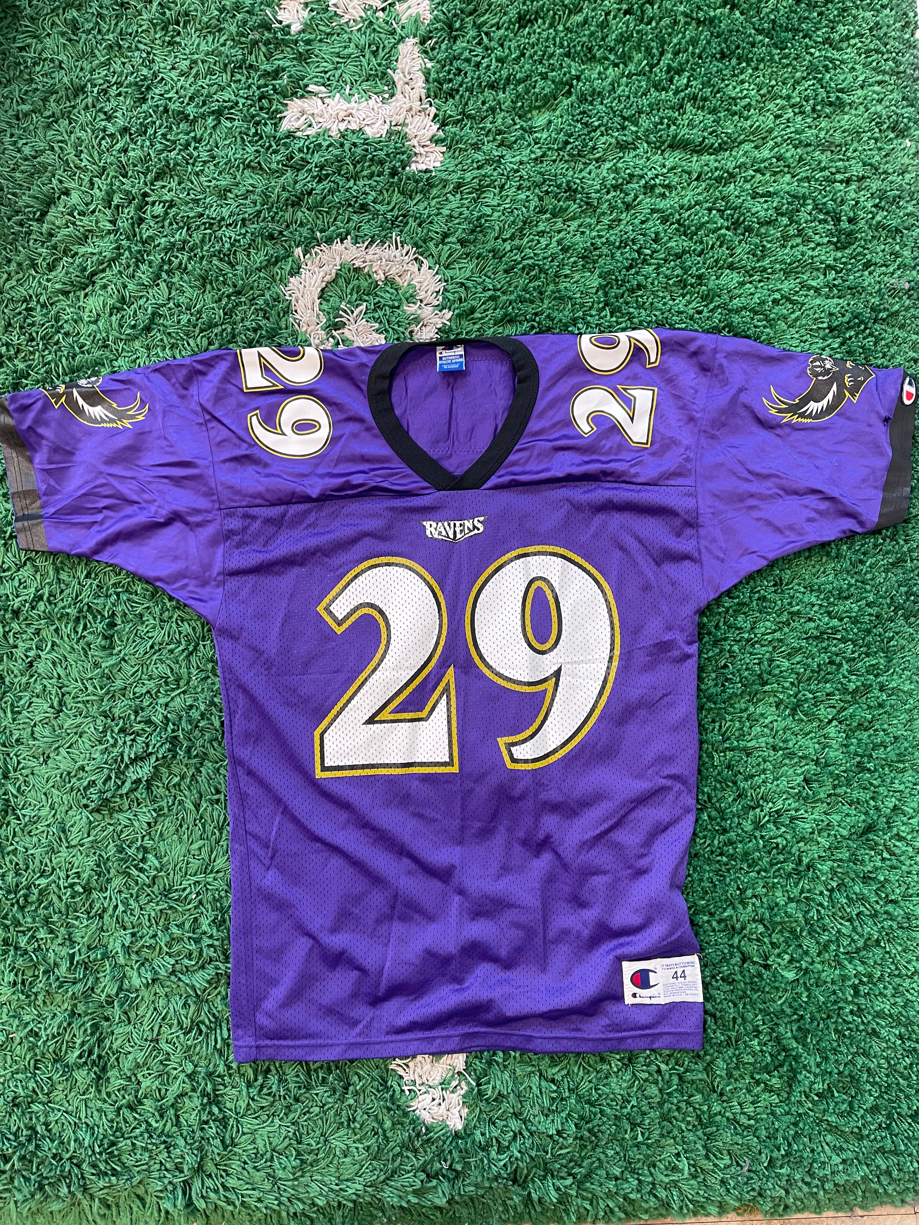 Vintage Champion ‘96 Baltimore Ravens Eric Turner Home Jersey