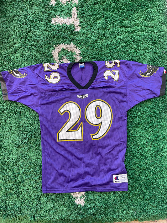 Vintage Champion ‘96 Baltimore Ravens Eric Turner Home Jersey