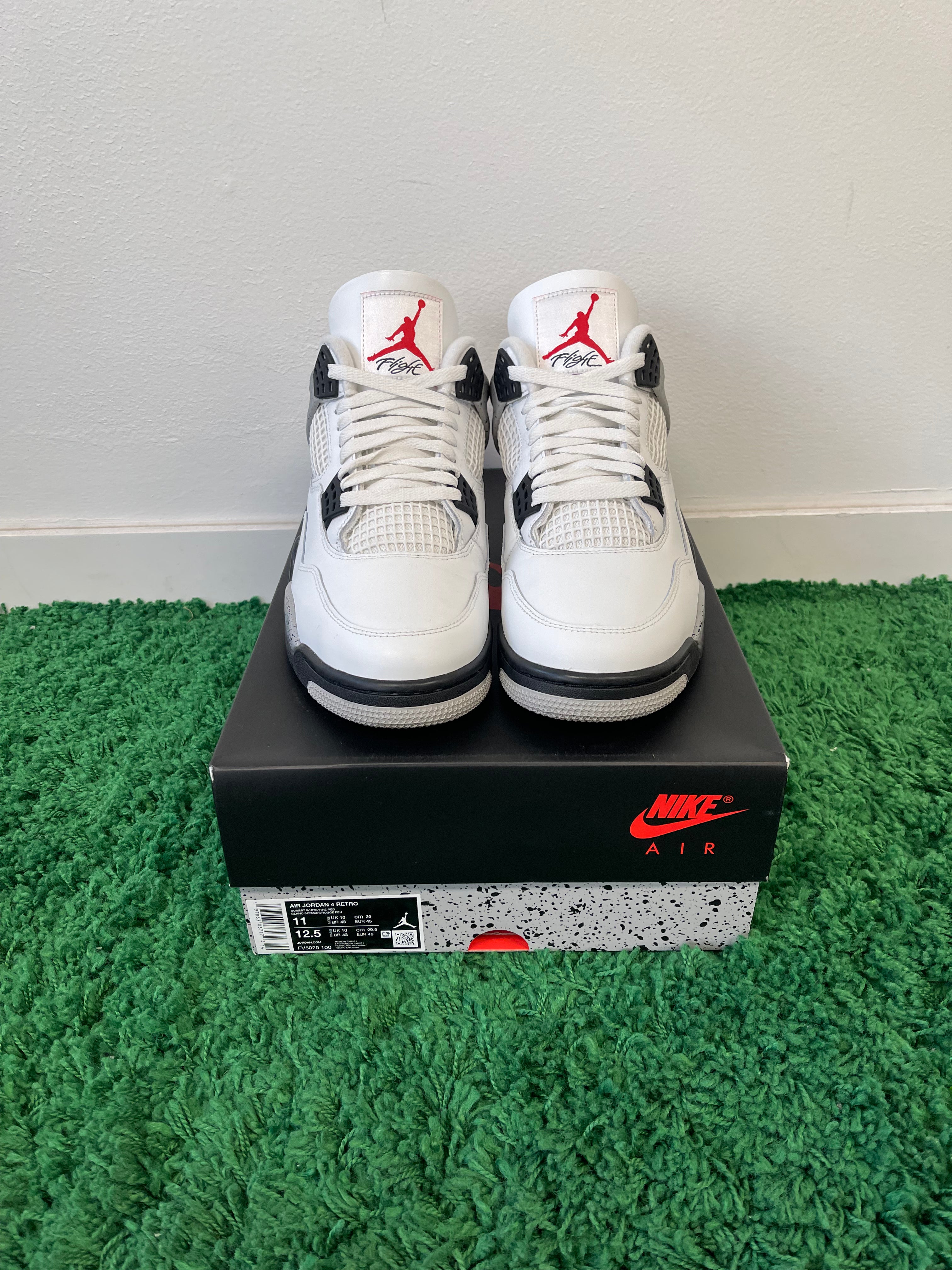Used Jordan 4 Retro White Cement 2025 (Men’s)