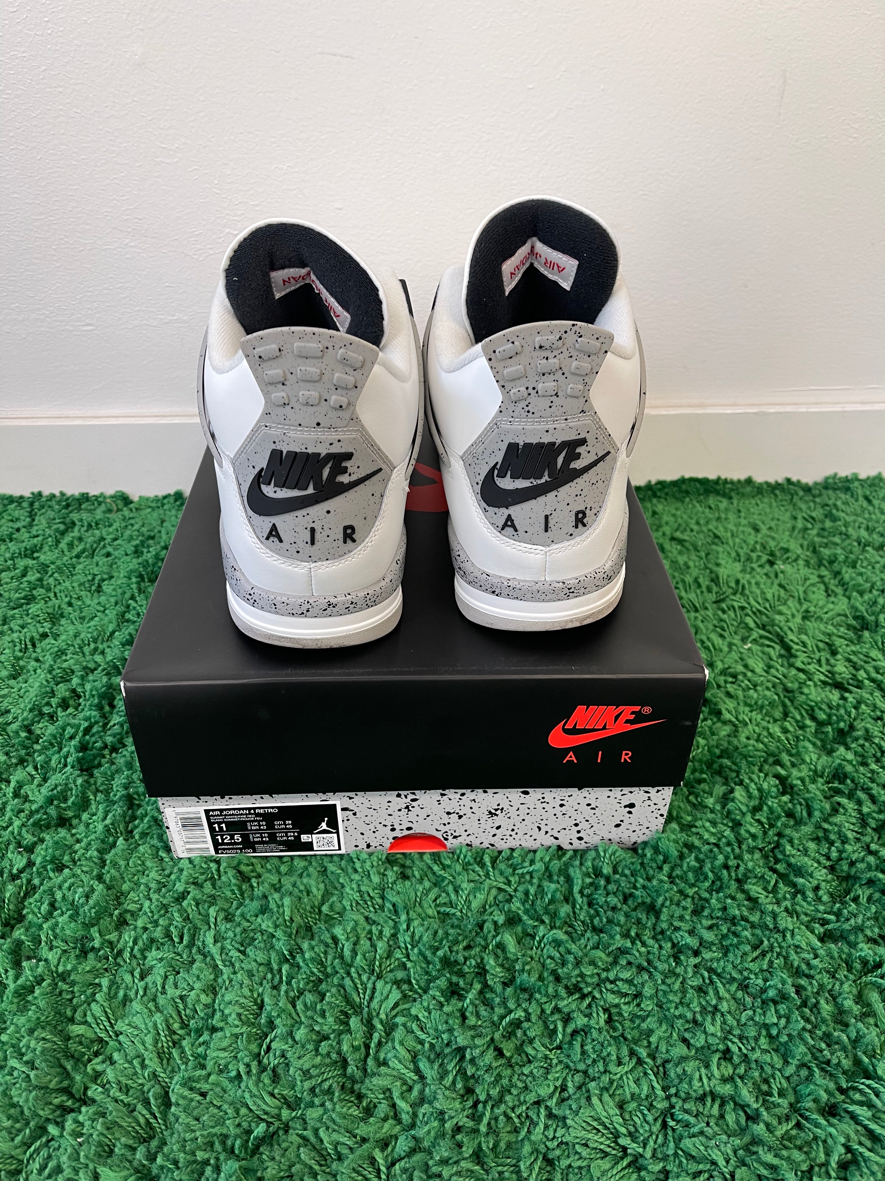 Used Jordan 4 Retro White Cement 2025 (Men’s)