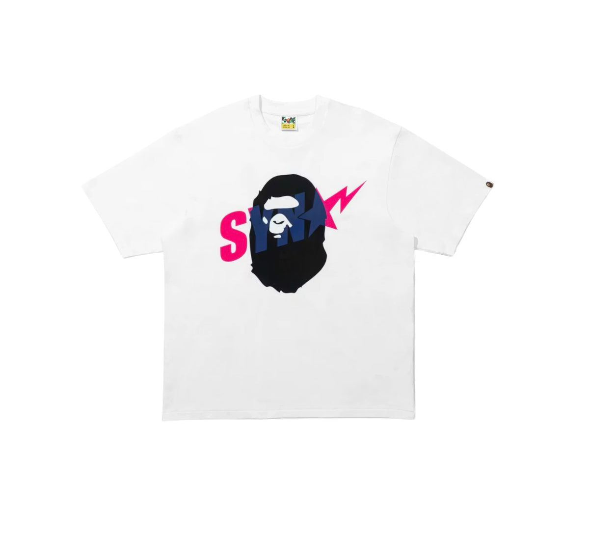 BAPE x Spotify x Central Cee Ape Head Relaxed Fit Tee White
