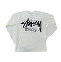 Stussy Stock Honolulu LS Tee White