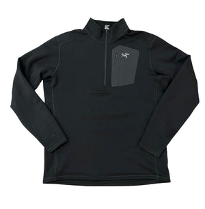 Used Arc’teryx Rho SV Zip Neck Fleece Pullover Black
