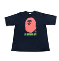 Pre-Owned BAPE Neon By Bathing Ape Tee Black Orange