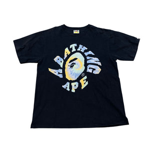 Pre-Owned BAPE Pigment Tie Dye Twist College Black