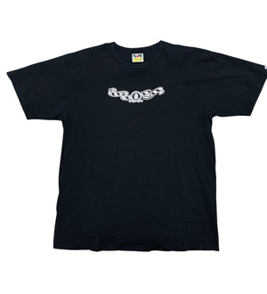 Pre-Owned BAPE Champagne Graphic Tee Black