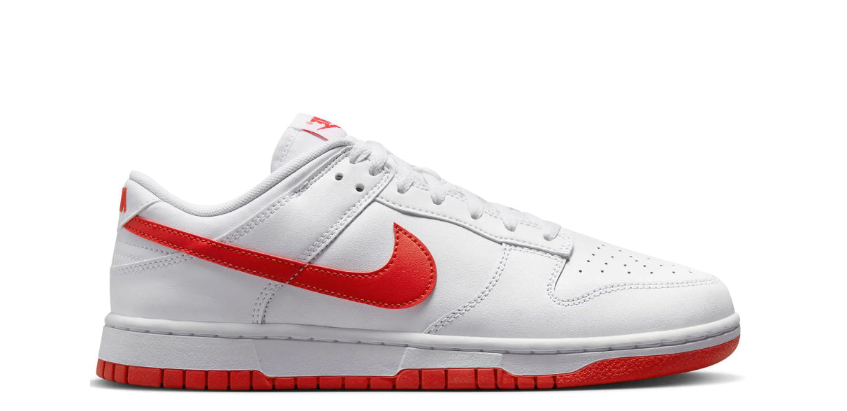 Nike Dunk Low Retro White Picante Red (Men’s)