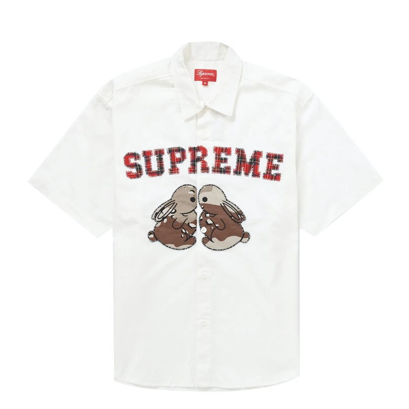 Supreme Bunnies Work Shirt White