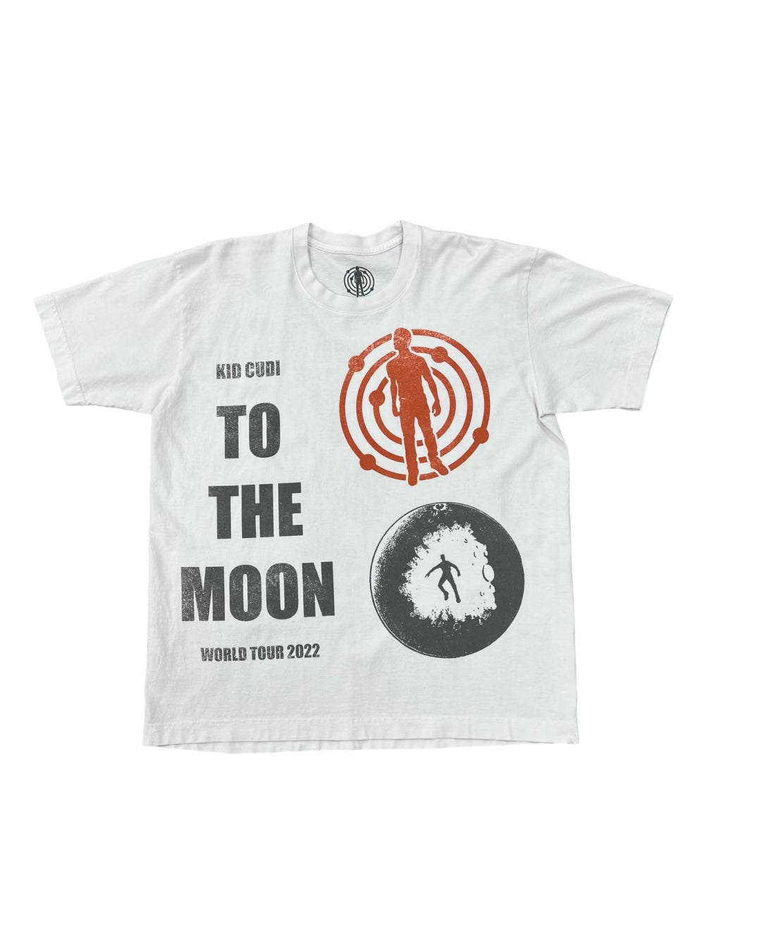 Kid Cudi To The Moon Tour Merch Tee White