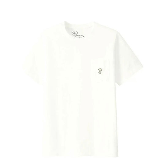 KAWS x UNIQLO x Peanuts Snoopy Pocket Tee White