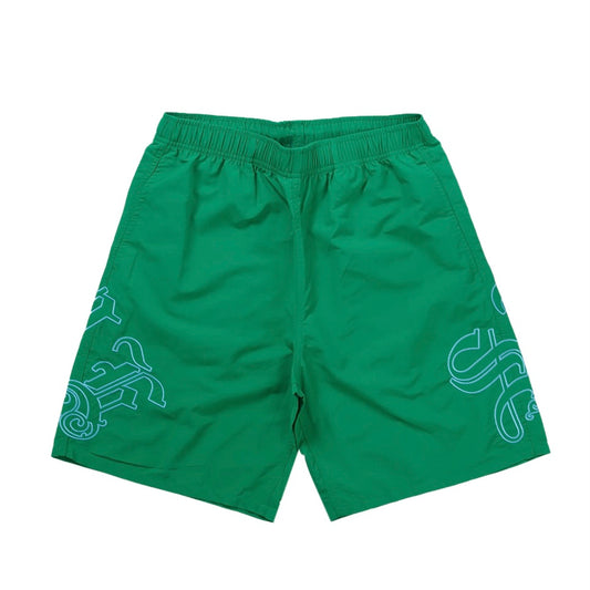 Supreme Old English Nylon Short Green