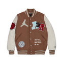 Travis Scott x Jordan Varsity Jacket Antique Brown