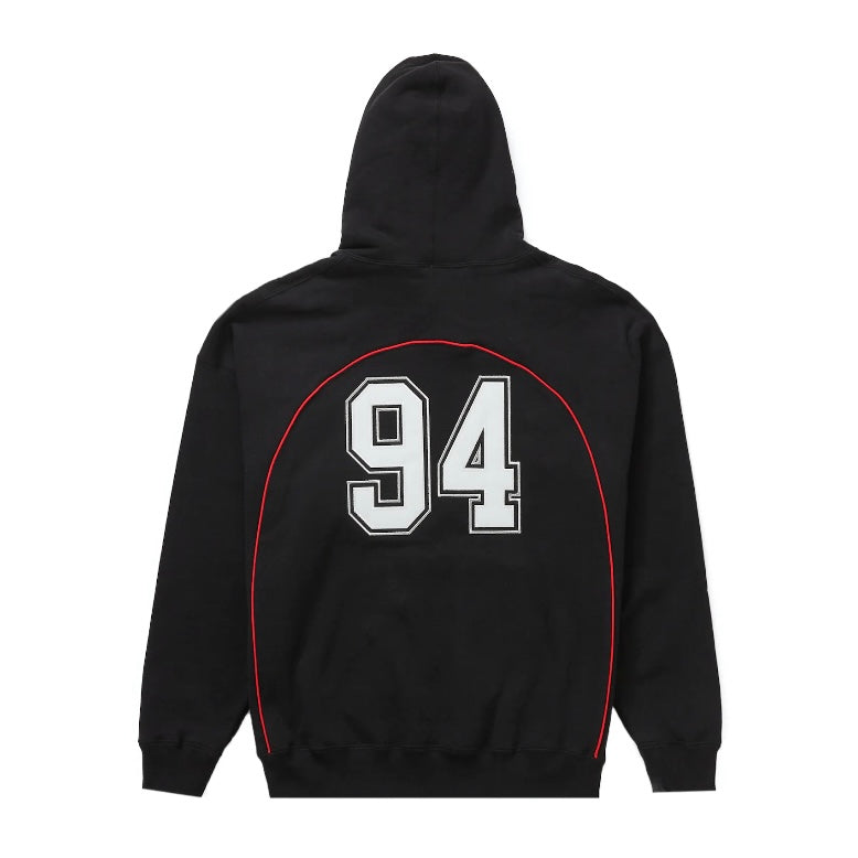 Supreme Boxy Piping Arc Hoodie Black