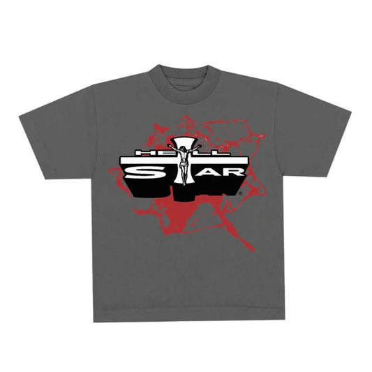Hellstar Jesus Emblem Shirt Vintage Black