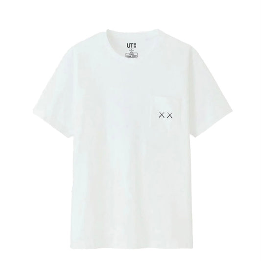 KAWS x UNIQLO x Sesame Street XX Pocket Tee White