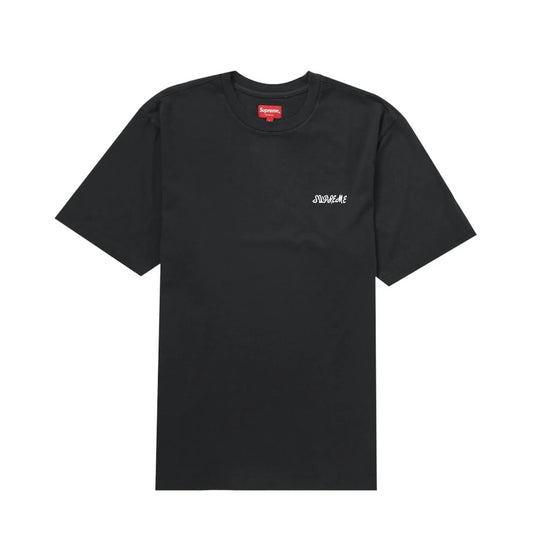 Supreme Washed Script Top Black