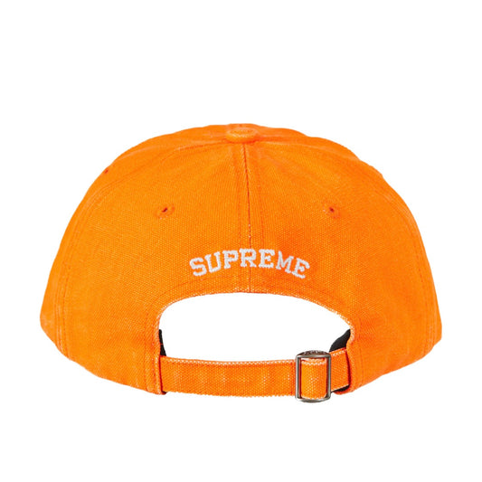 Supreme Pigment Canvas S Logo 6-Panel Orange