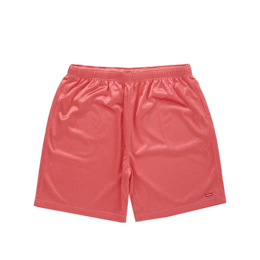 Supreme Small Box Baggy Mesh Short Coral