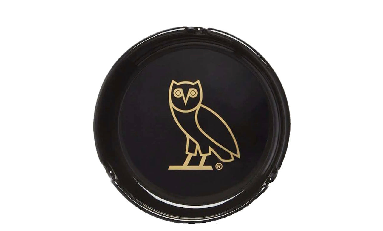 Ovo Owl Ash Tray Black