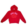 Sp5der Worldwide Red Angel Number 555 Hoodie Red