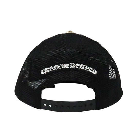 Chrome Hearts King Taco Trucker Hat Black/White