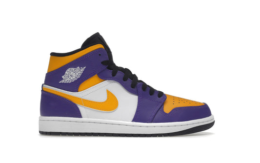 Jordan 1 Mid Lakers (Men’s)