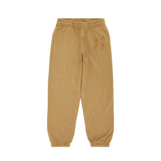 Supreme Overdyed S Logo Sweatpant Tan