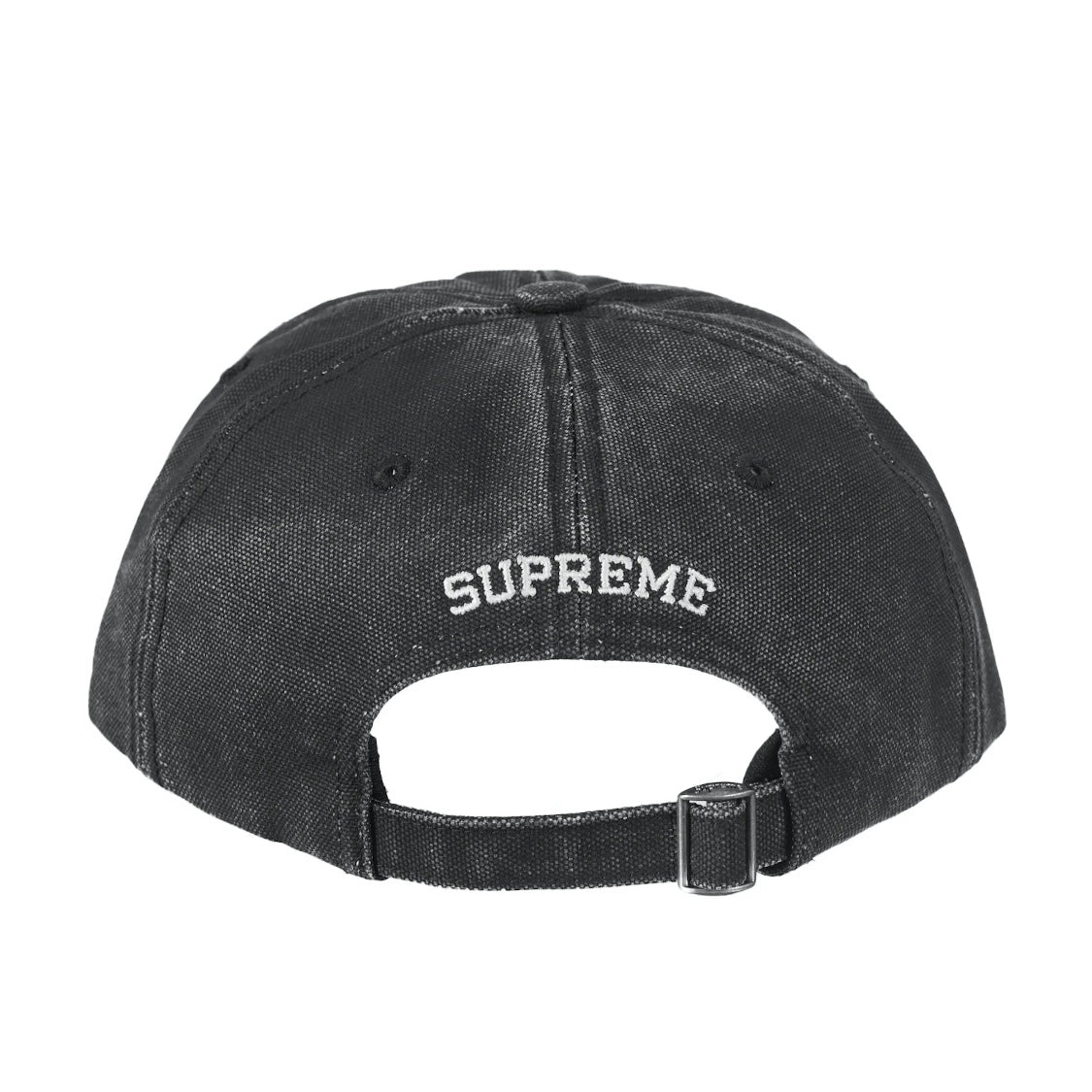 Supreme Pigment Canvas S Logo 6-Panel Black