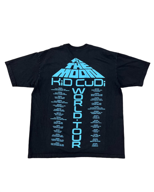 Kid Cudi To The Moon Tour Merch Tee Black