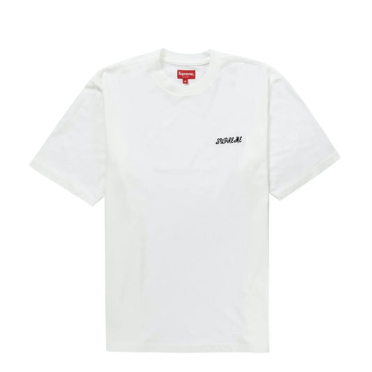 Supreme Washed Script Top White